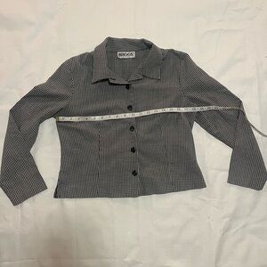 Vintage Briggs Structured Cropped Sleeve Jacket